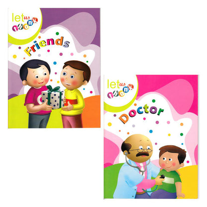 Jolly Kids Let Us Thank To Grandpa, Grandma, Friends, Doctor, Teacher Short Stories For Kids| Set of 5| Ages 3-7 Year