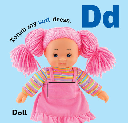 Jolly Kids Touch and Feel Board Books for Little Ones| Ages 1-4 Years| Set of 4| ABC| Numbers| My First Words| Animals