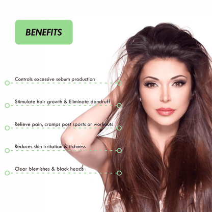 Aromatique Peppermint Essential Oil for Hair,Skin