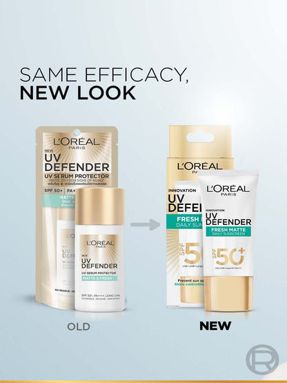L'Oreal Paris Sunscreen, Lightweight Matte Sunscreen