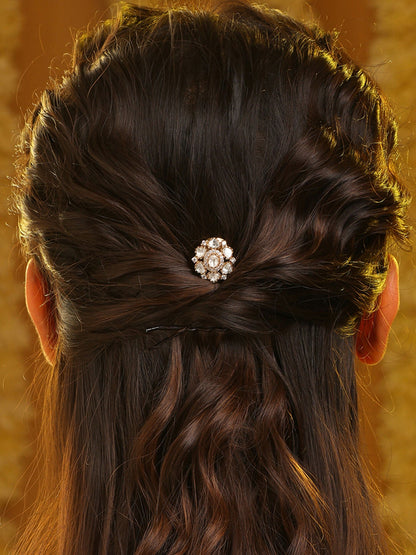 Ruby Raang Crown Leaf Hair Pin