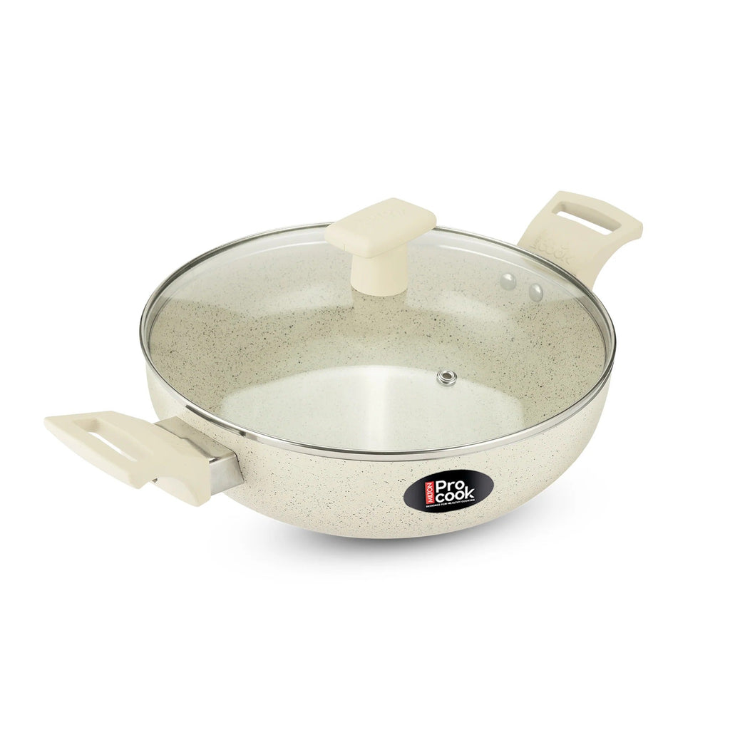 Milton ProCook Ceramic Kadhai with Lid