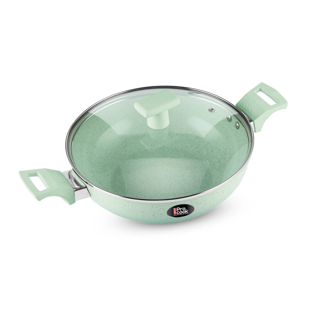 Milton ProCook Ceramic Kadhai with Lid