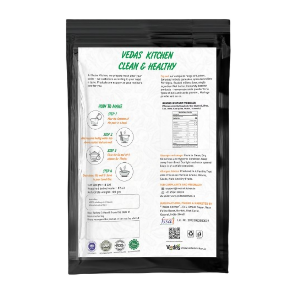 Vedas Kitchen Khichdi Instant (Toddler)