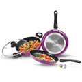 Milton Kitchen Jewel Plus Purple Cookware Set
