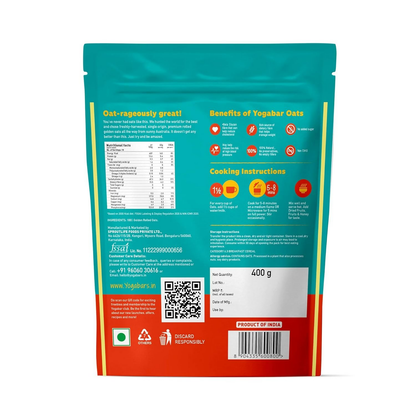 Yoga Bar 100% Rolled Plain Oats