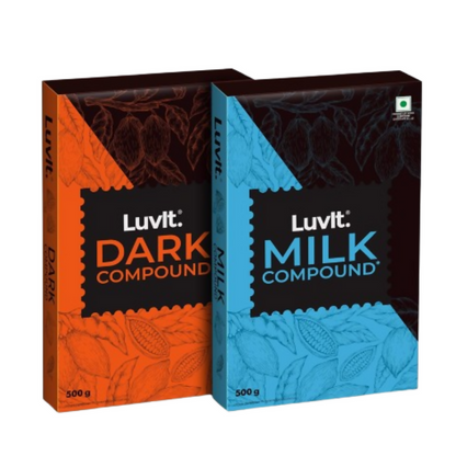 LuvIt. Cocoa Crush - Dark & Milk Compound Bars