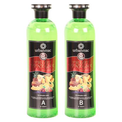 Urbanmac Fruit Vinegar Gel Hair Color Natural Hair Color Dye For Black