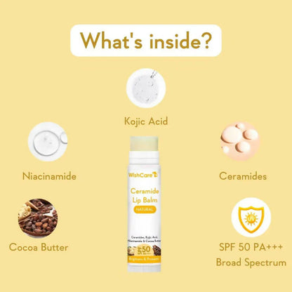 Wishcare Ceramide Lip Balm - SPF 50 | (5g)
