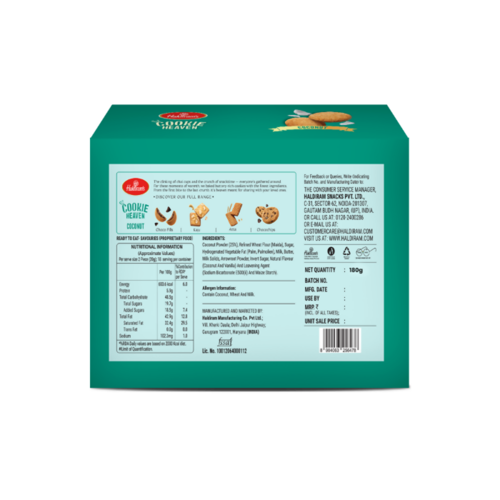 Haldiram's Coconut Cookies