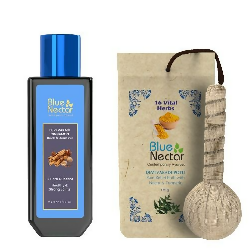 Blue Nectar Pain Oil & Compressed Potli Combo
