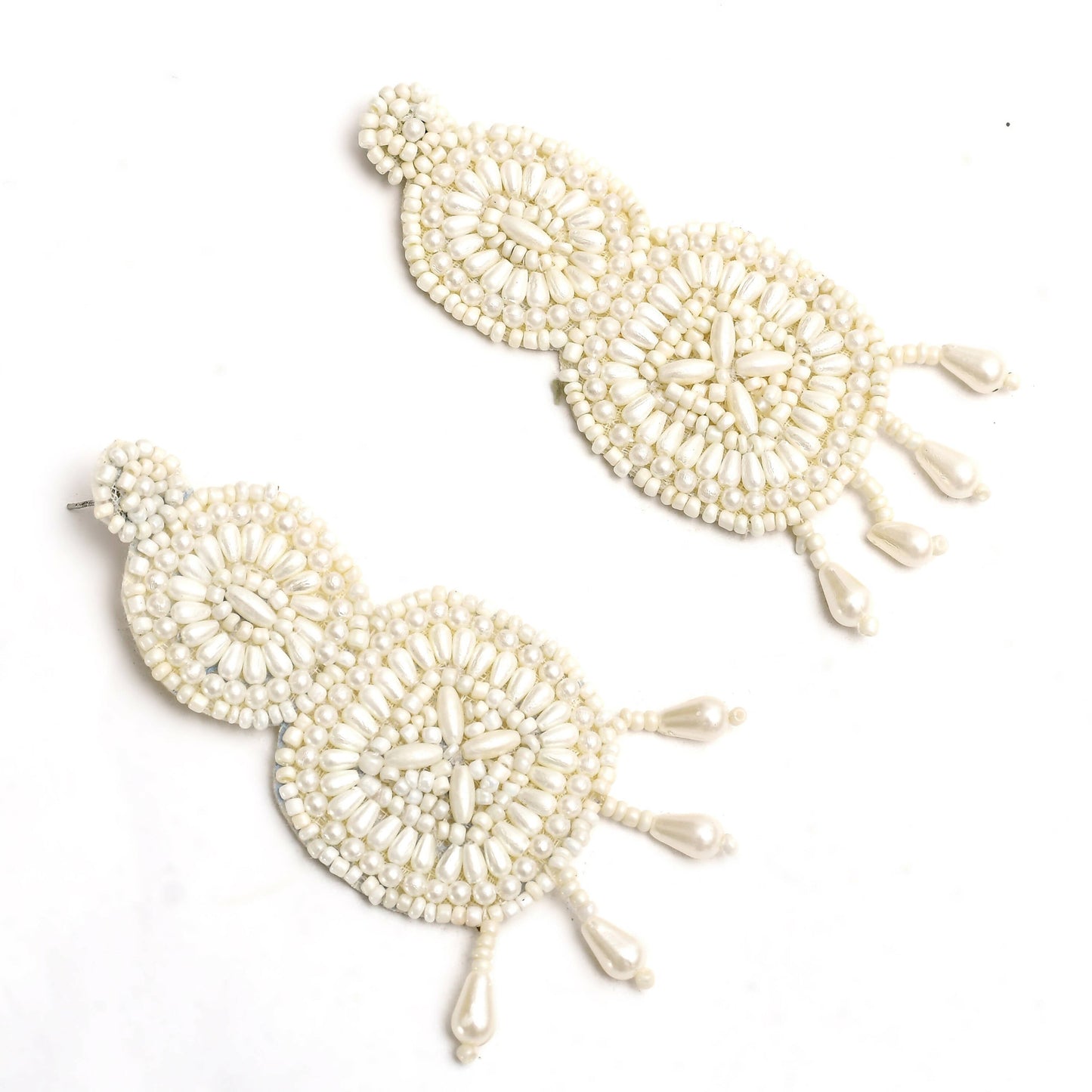 Mominos Fashion Johar Kamal Handicraft Pearls Necklace with Earrings For Women