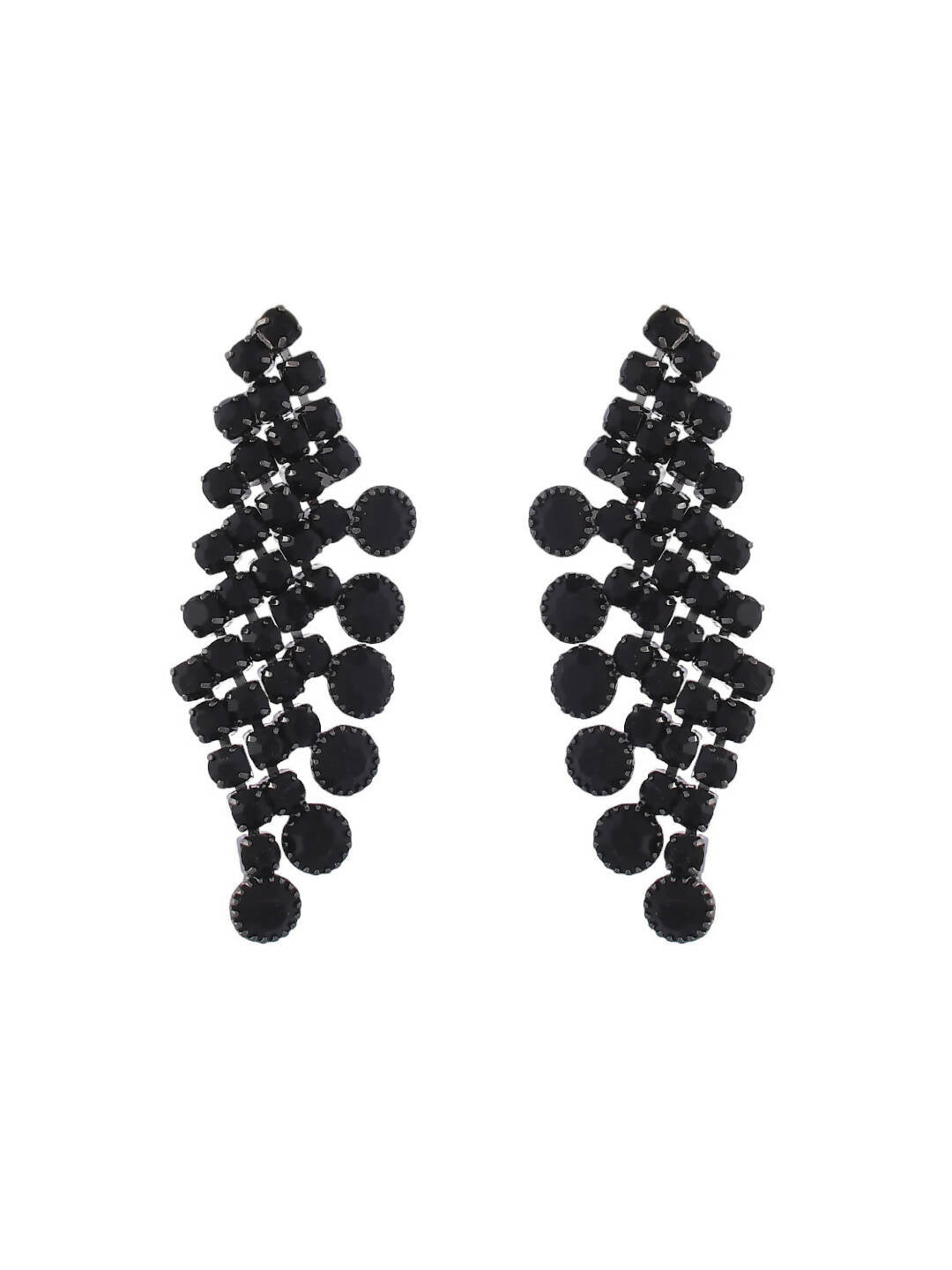 VOJ Women Black Color stainless steel Jewellery Set
