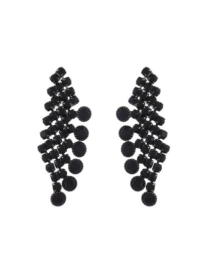 VOJ Women Black Color stainless steel Jewellery Set