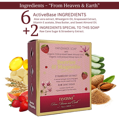 Nyassa Berries & Magnolia Luxurious Handmade Soap