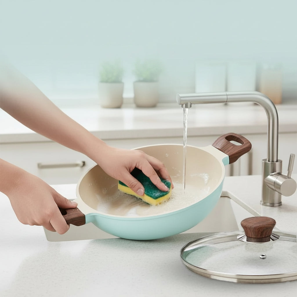 Vinod CeraVit Deep Kadai CeraGreen Ceramic Non-Stick Induction Friendly