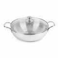 Milton Stainless Steel Kadhai with Glass Lid - 22cm