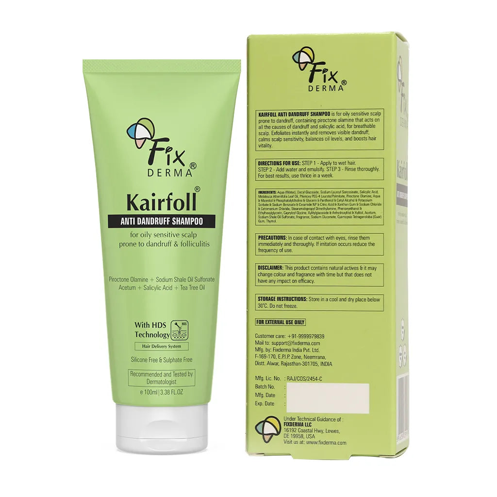 Fixderma Kairfoll Anti Dandruff Shampoo - 100 ml