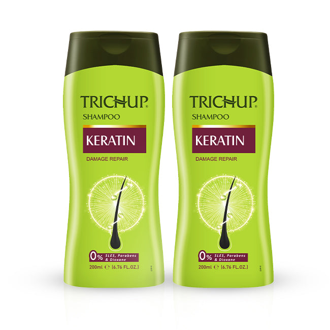 Trichup Keratin Hair Shampoo - 200 ml (Pack of 2)
