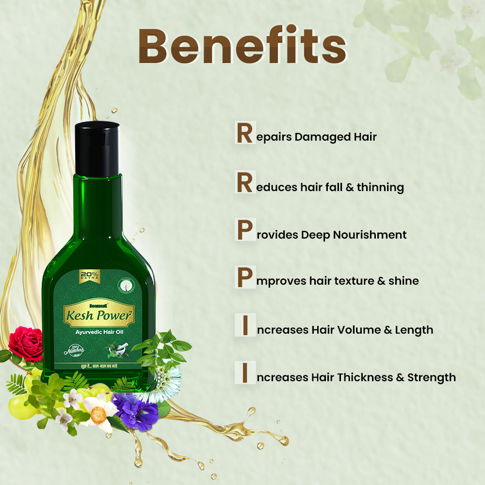 Deemark Kesh Power Ayurvedic Hair Oil & Shampoo for Hair fall