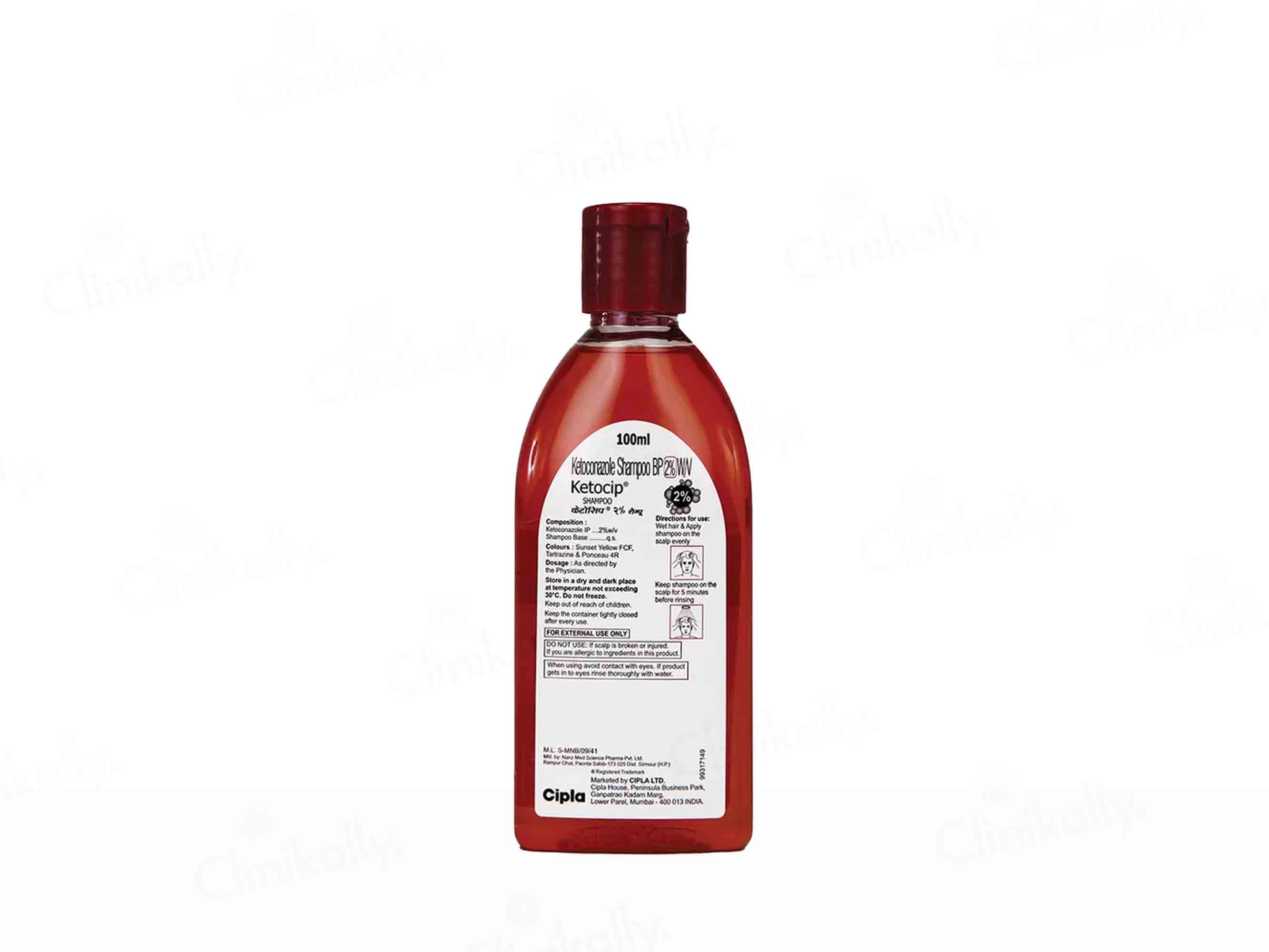 Cipla Ketocip 2% Shampoo - 100 ml
