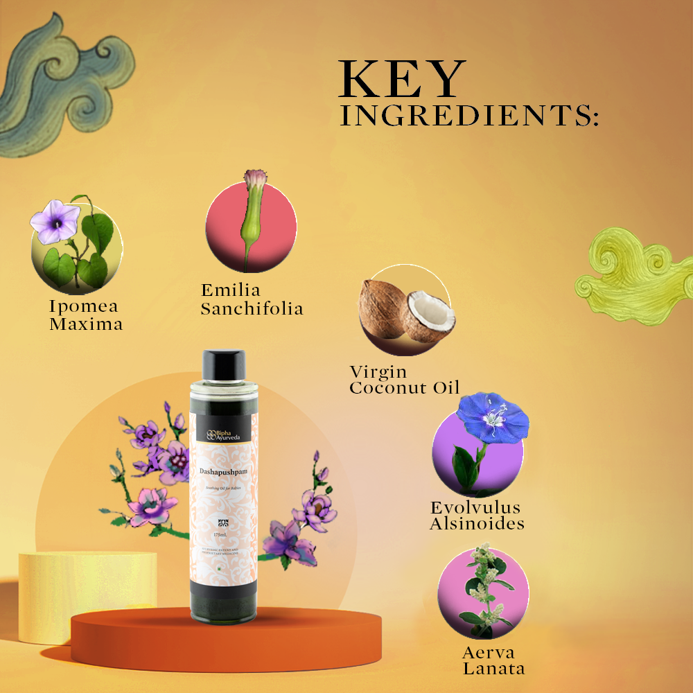 Bipha Ayurveda Dashapushpam Thailam - 175 ml