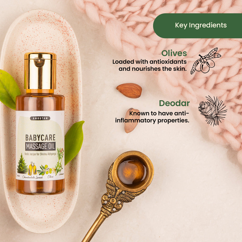 Amrutam Baby Care Massage Oil - 100 ml