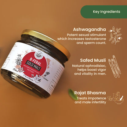 Amrutam B Feral Gold Malt - 400 gms