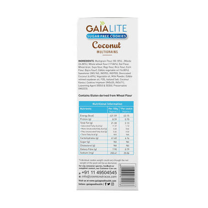Gaia Lite Sugar Free Coconut Cookies
