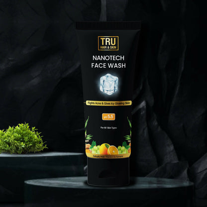 Tru Hair & Skin Nanotechnology Facewash For Sensitive-Acne Prone Skin