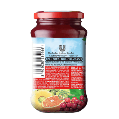 Kissan Mixed Fruit Jam With Fruit Ingredients