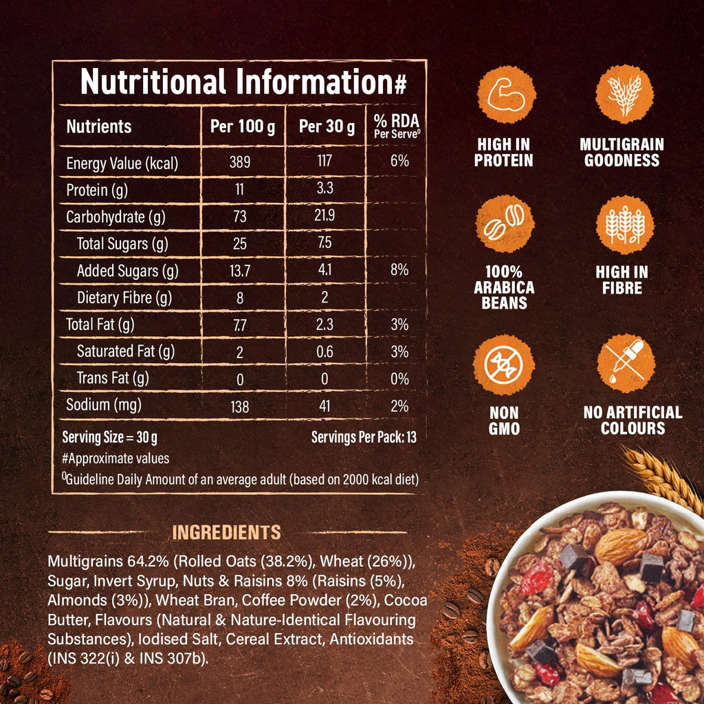 Bagrry’s Koffeelicious Muesli - 400 gms