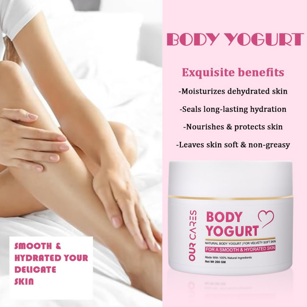 Our Cares Body Yogurt Cream for Instant Hydration & Moisturization