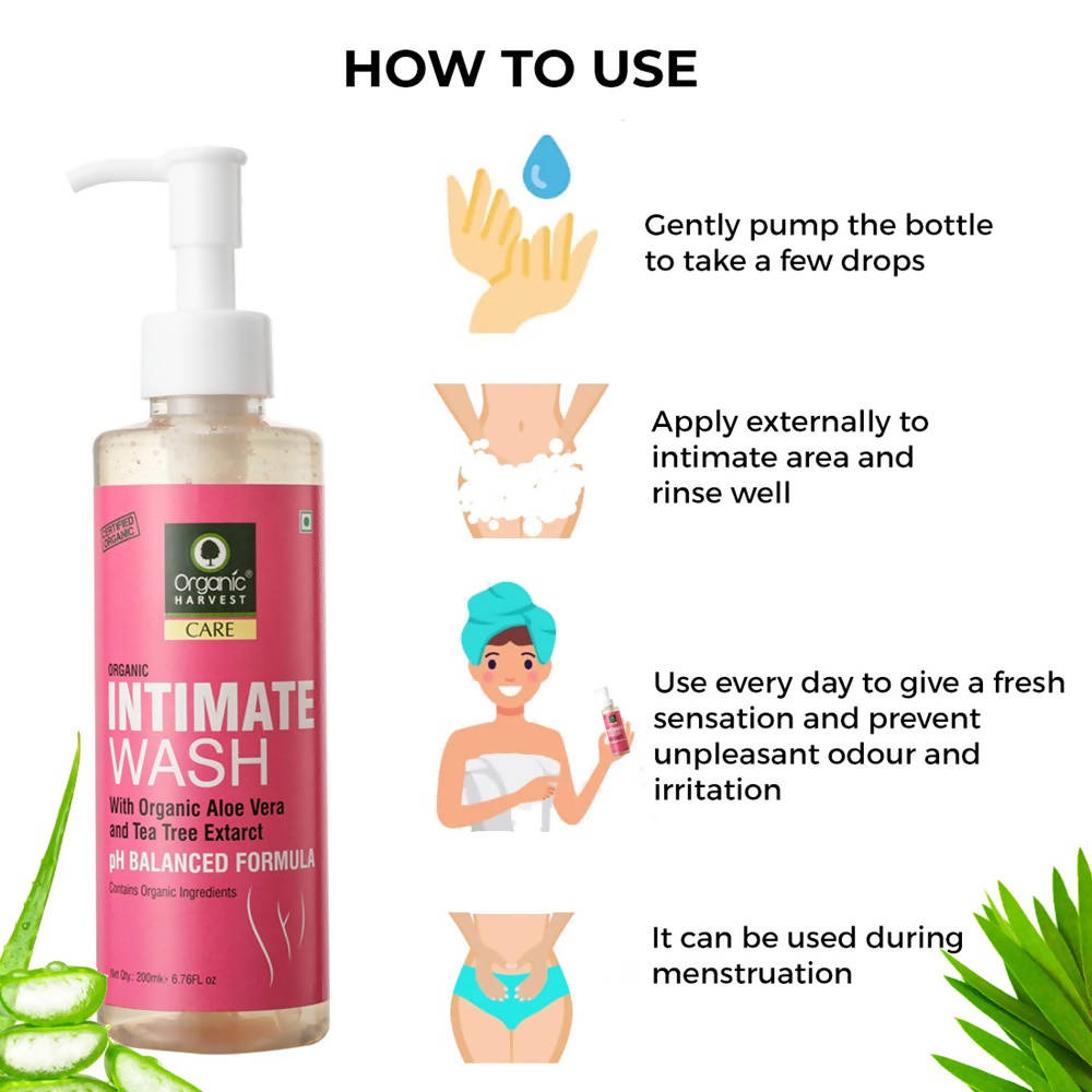 Organic Harvest Organic Intimate Wash - 200 ml
