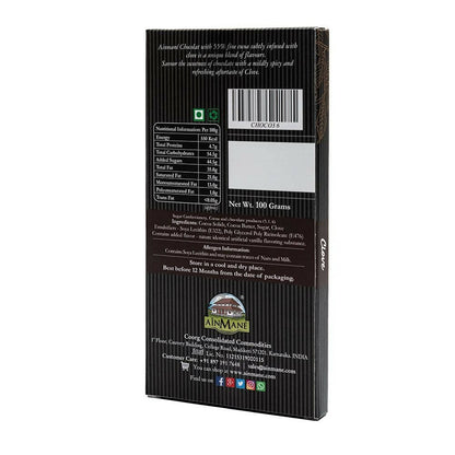 Ainmane Clove Dark Chocolate 55% Cocoa
