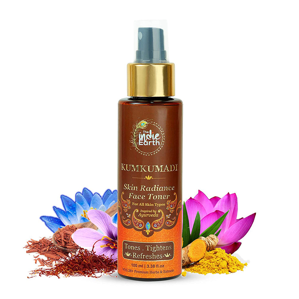 The Indie Earth Kumkumadi Skin Radiance Face Toner - 100 ml