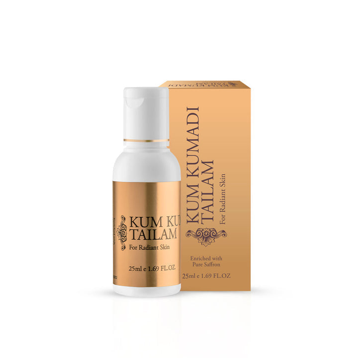 Vasu Kumkumadi Tailam  Enriched with 14 Powerful Herbs & Processed with Sesame Oil & Milk