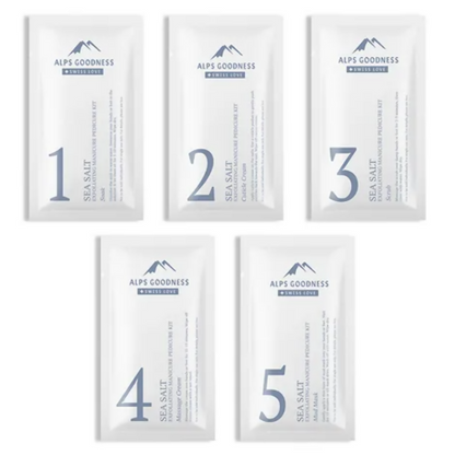 Alps Goodness Sea Salt Exfoliating Manicure Pedicure Kit