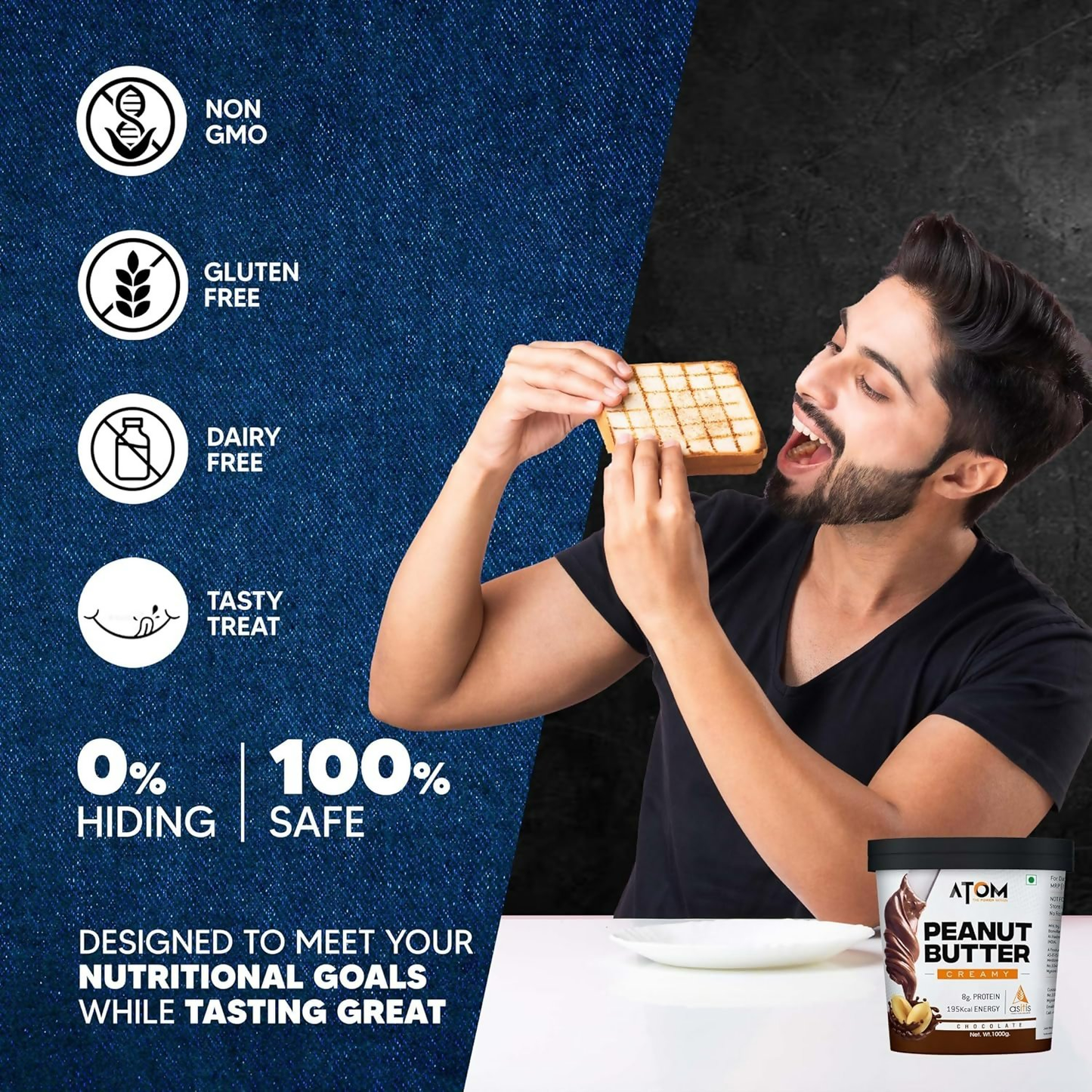 As-It-Is Nutrition Atom Chocolate Peanut Butter Creamy