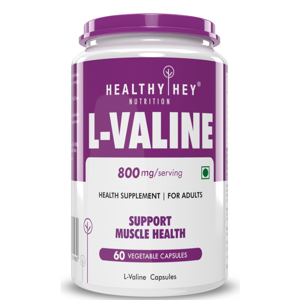 Healthyhey L Valine- 60 Capsules
