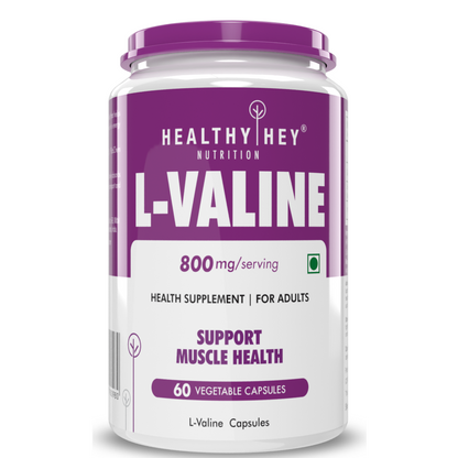 Healthyhey L Valine- 60 Capsules