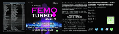 Dr.Bhargav's Femo Turbo Granules Energy Booster