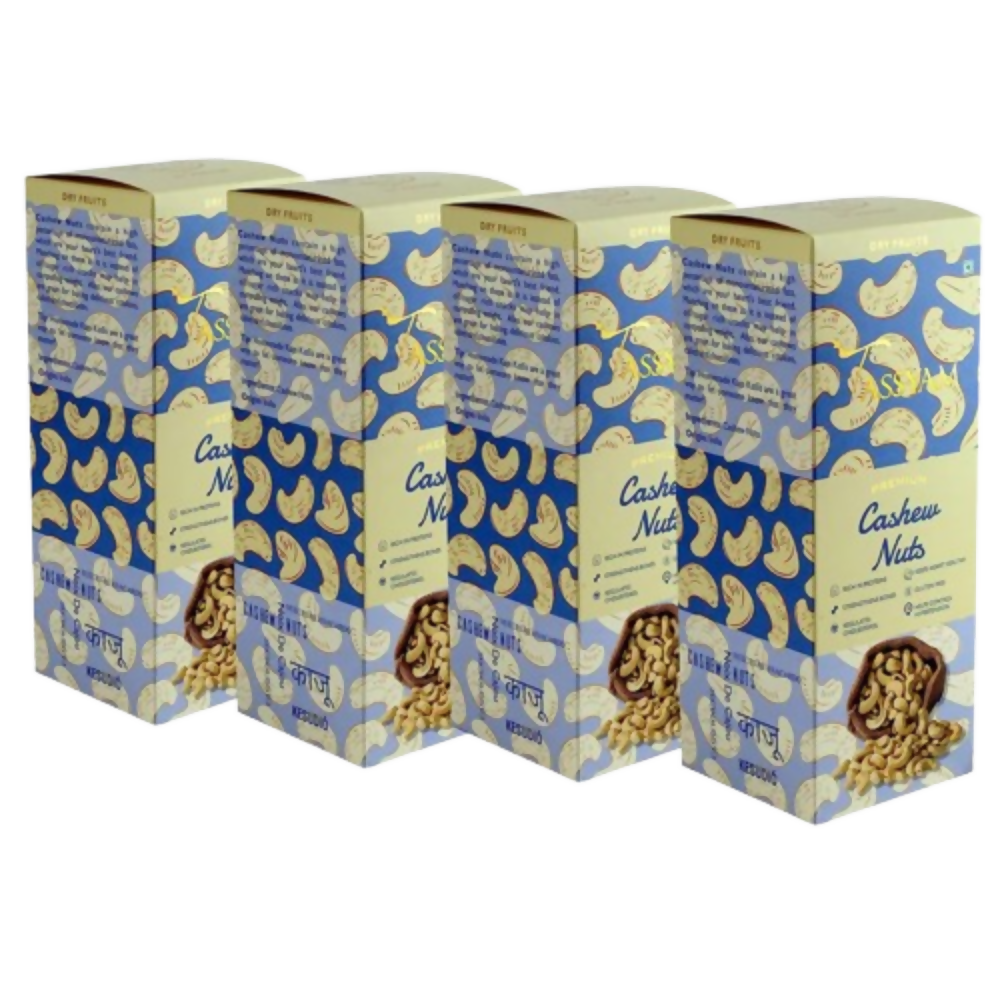 Tassyam Organics Premium Cashews w240 Grade - Box