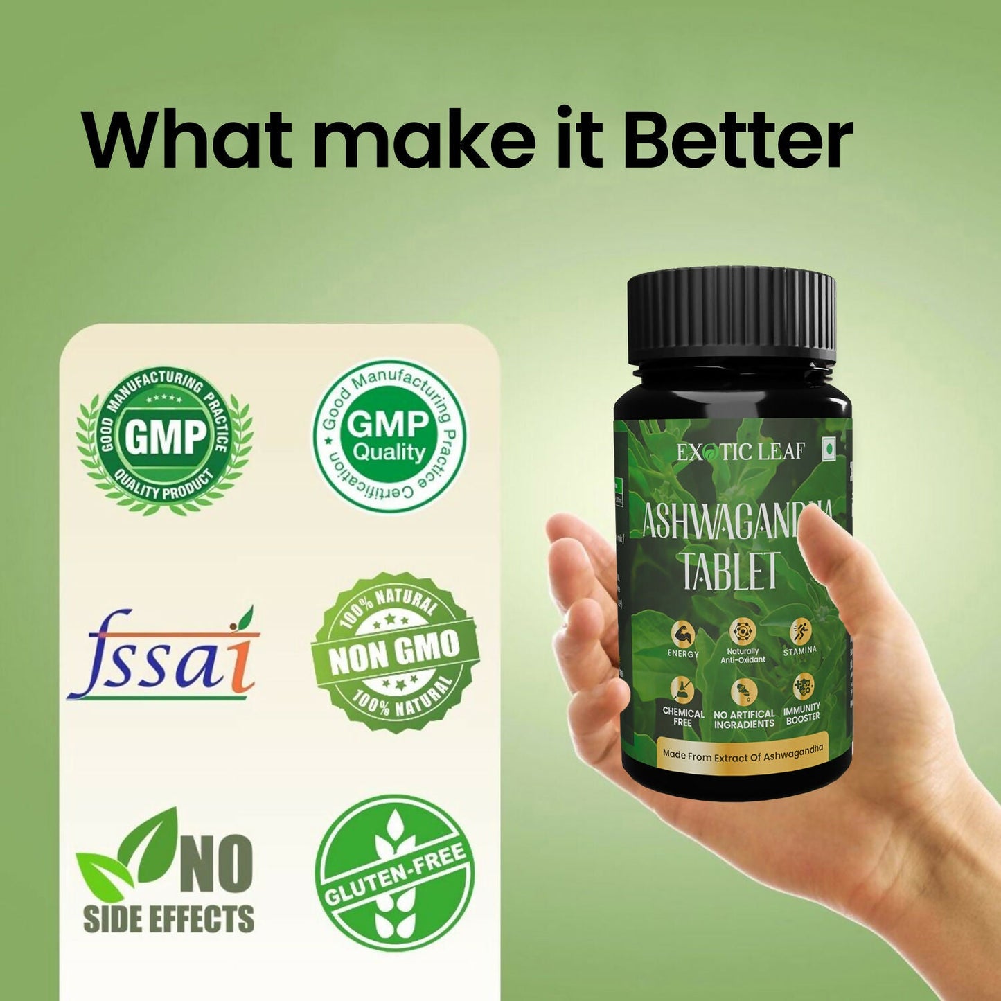 Exotic Leaf Ashwagandha Tablets