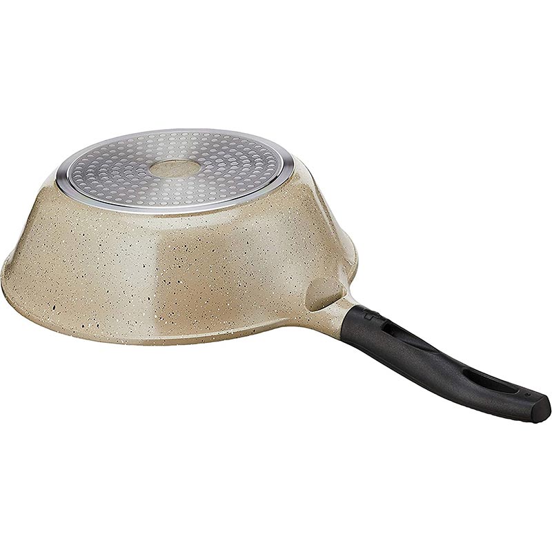 LocknLock Ceramic Marble Coating Stone Grey Wok With Lid | Non Toxic   | 11 Inches