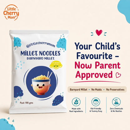Littlecherrymom Barnyard Millet Instant Noodles