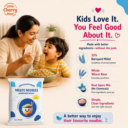 Littlecherrymom Barnyard Millet Instant Noodles