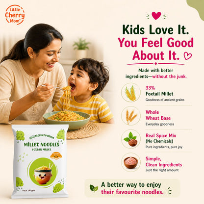 Littlecherrymom Foxtail Millet Instant Noodles