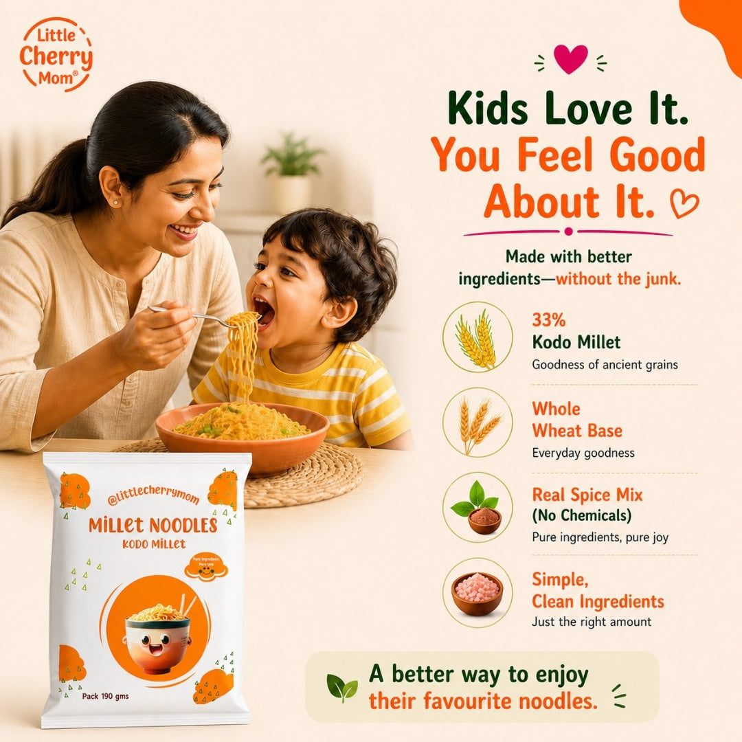 Littlecherrymom Kodo Millet Instant Noodles