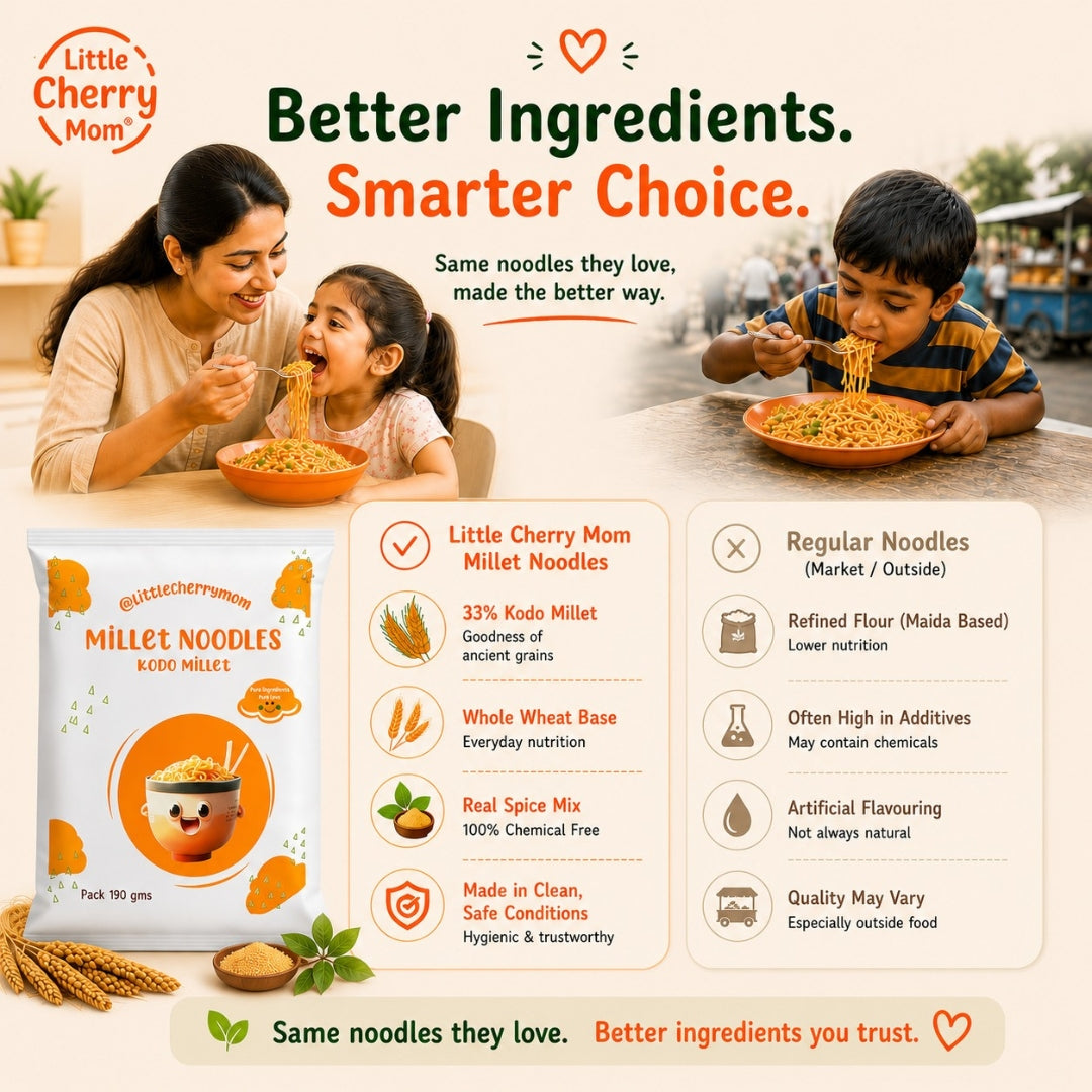 Littlecherrymom Kodo Millet Instant Noodles